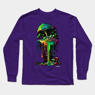 Dripping Shrooms Long Sleeve T-Shirt